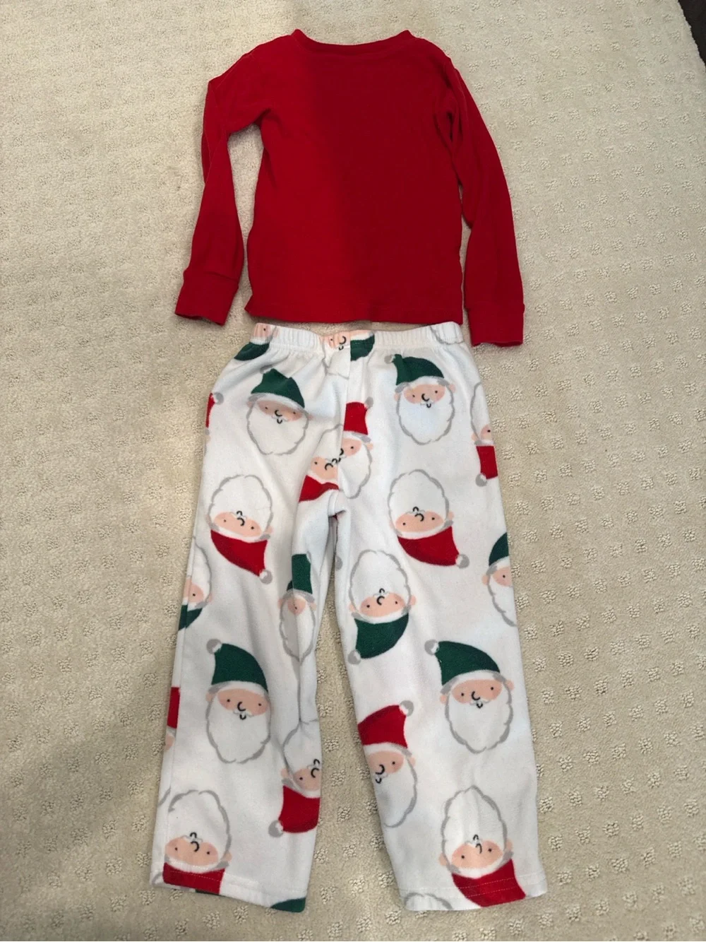 Carter’s Merry & Bright Santa Fleece Pajama Set 4T